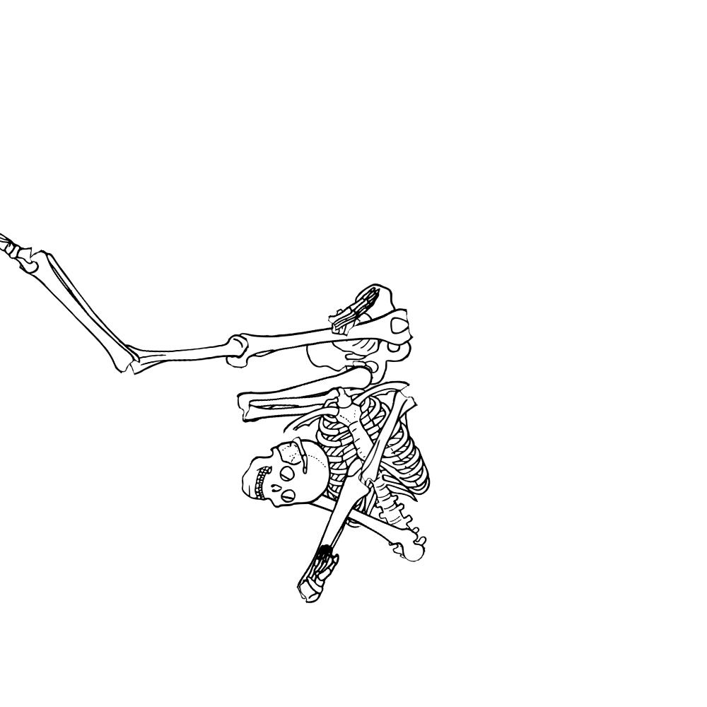 Dem bones dem bones dem – dry bones!