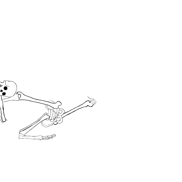Dem bones dem bones dem – dry bones!