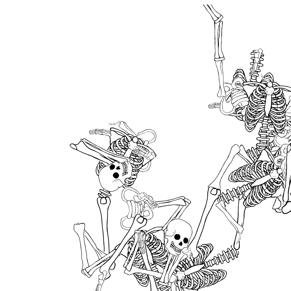 Dem bones dem bones dem – dry bones!