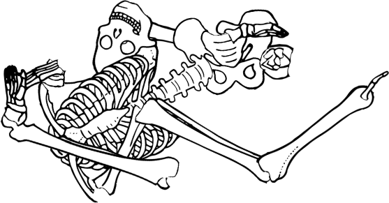 Dem bones dem bones dem – dry bones!