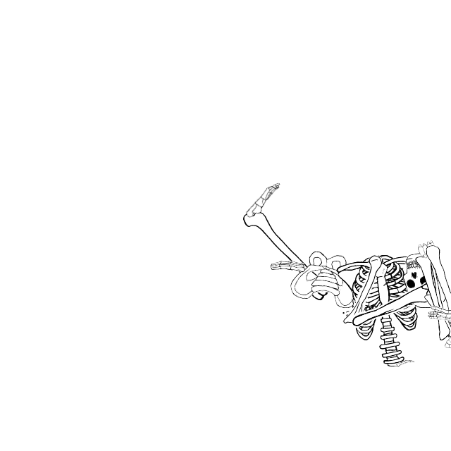 Dem bones dem bones dem – dry bones!