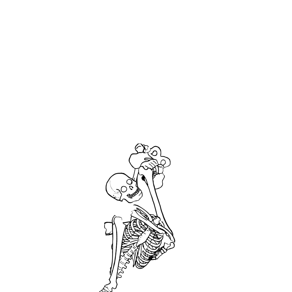 Dem bones dem bones dem – dry bones!