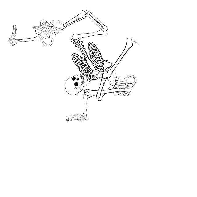 Dem bones dem bones dem – dry bones!