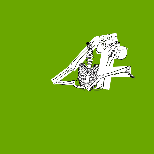 Dem bones dem bones dem – dry bones!