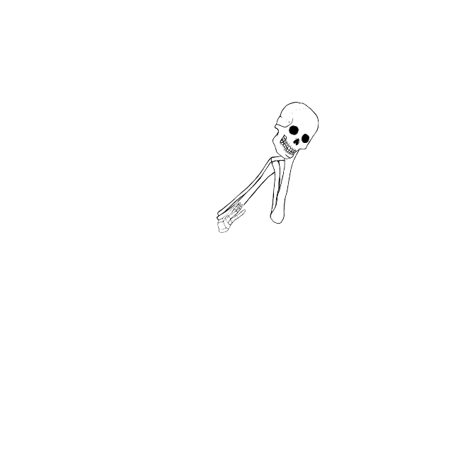 Dem bones dem bones dem – dry bones!