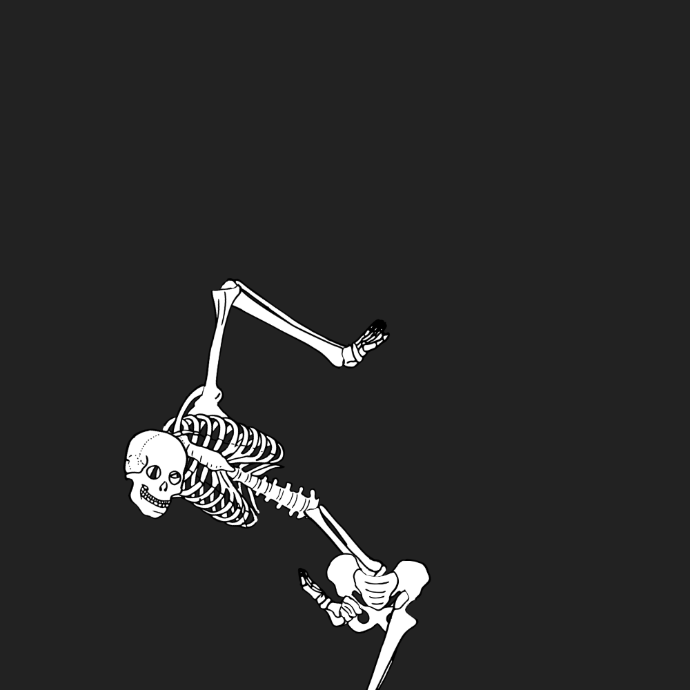 Dem bones dem bones dem – dry bones!