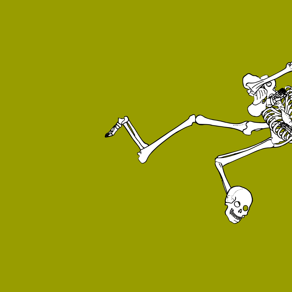 Dem bones dem bones dem – dry bones!