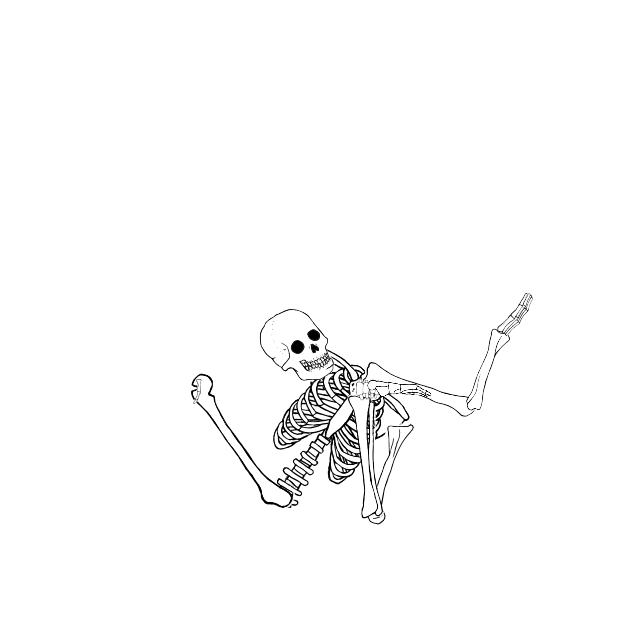 Dem bones dem bones dem – dry bones!