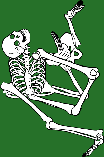 Dem bones dem bones dem – dry bones!