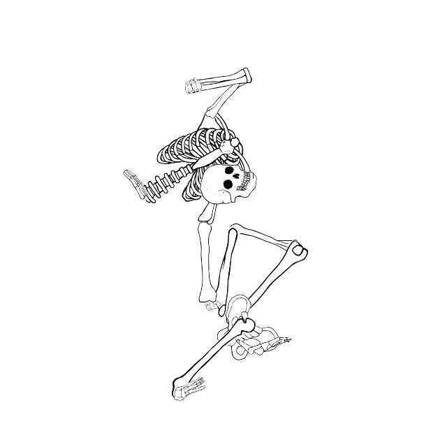 Dem bones dem bones dem – dry bones!