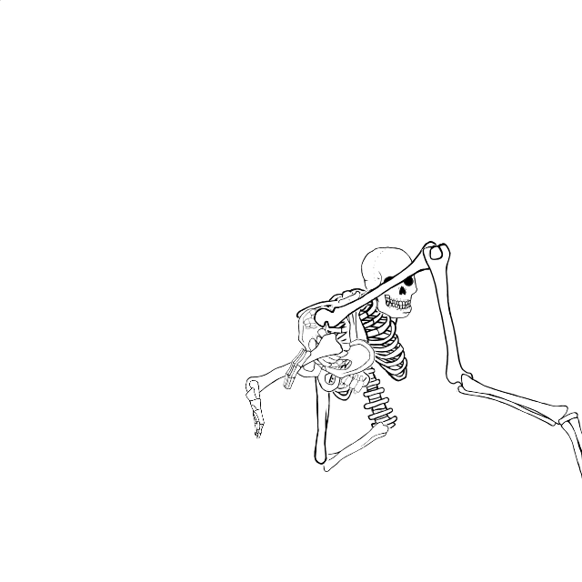 Dem bones dem bones dem – dry bones!