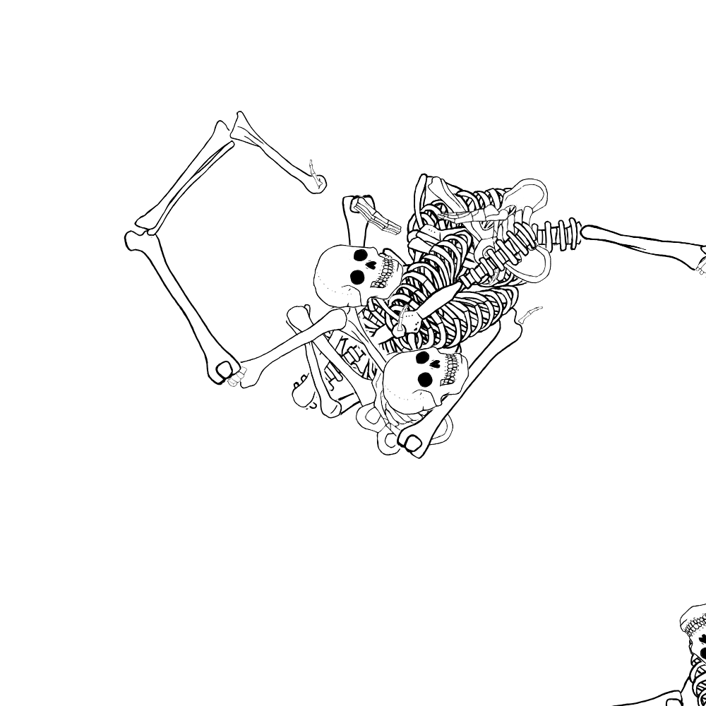 Dem bones dem bones dem – dry bones!