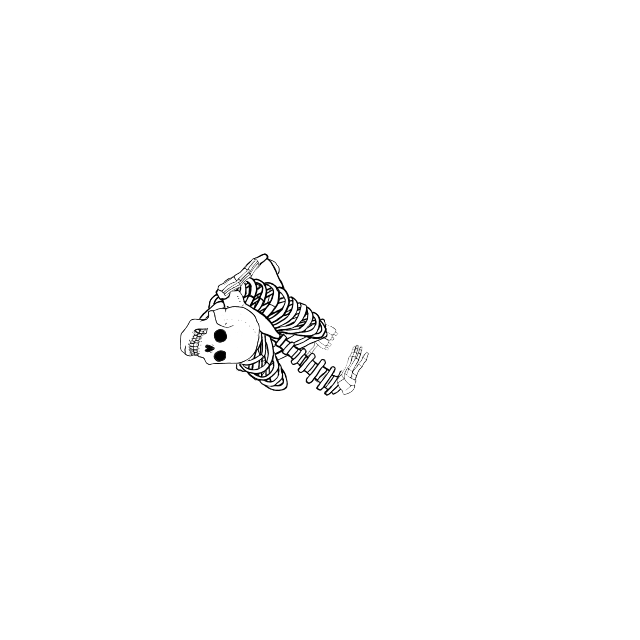 Dem bones dem bones dem – dry bones!