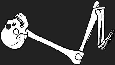 Dem bones dem bones dem – dry bones!
