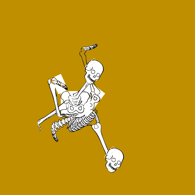 Dem bones dem bones dem – dry bones!