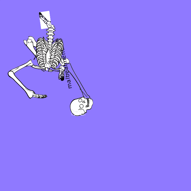 Dem bones dem bones dem – dry bones!