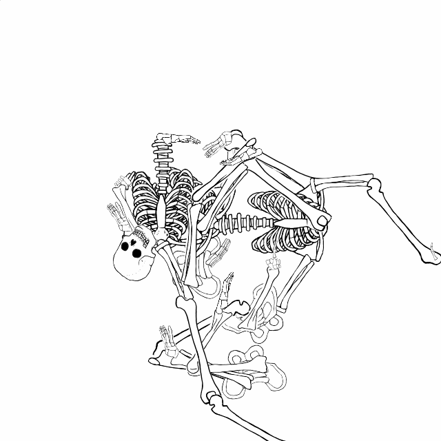 Dem bones dem bones dem – dry bones!