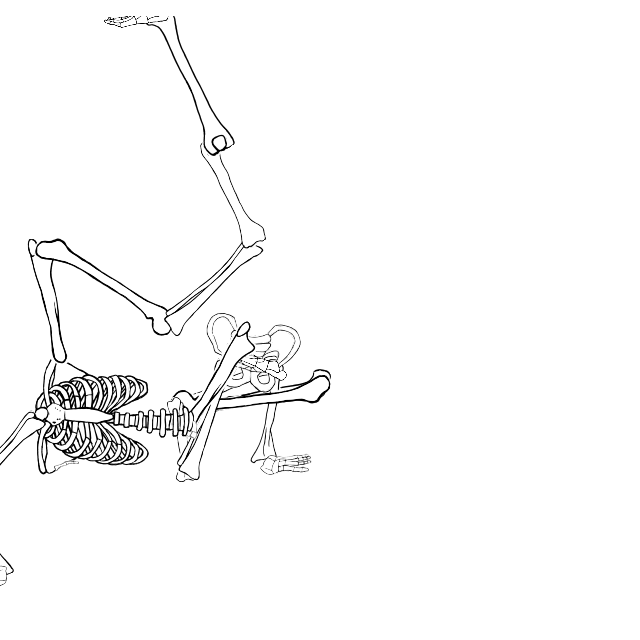 Dem bones dem bones dem – dry bones!