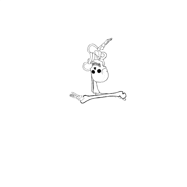 Dem bones dem bones dem – dry bones!
