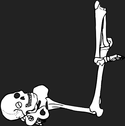 Dem bones dem bones dem – dry bones!