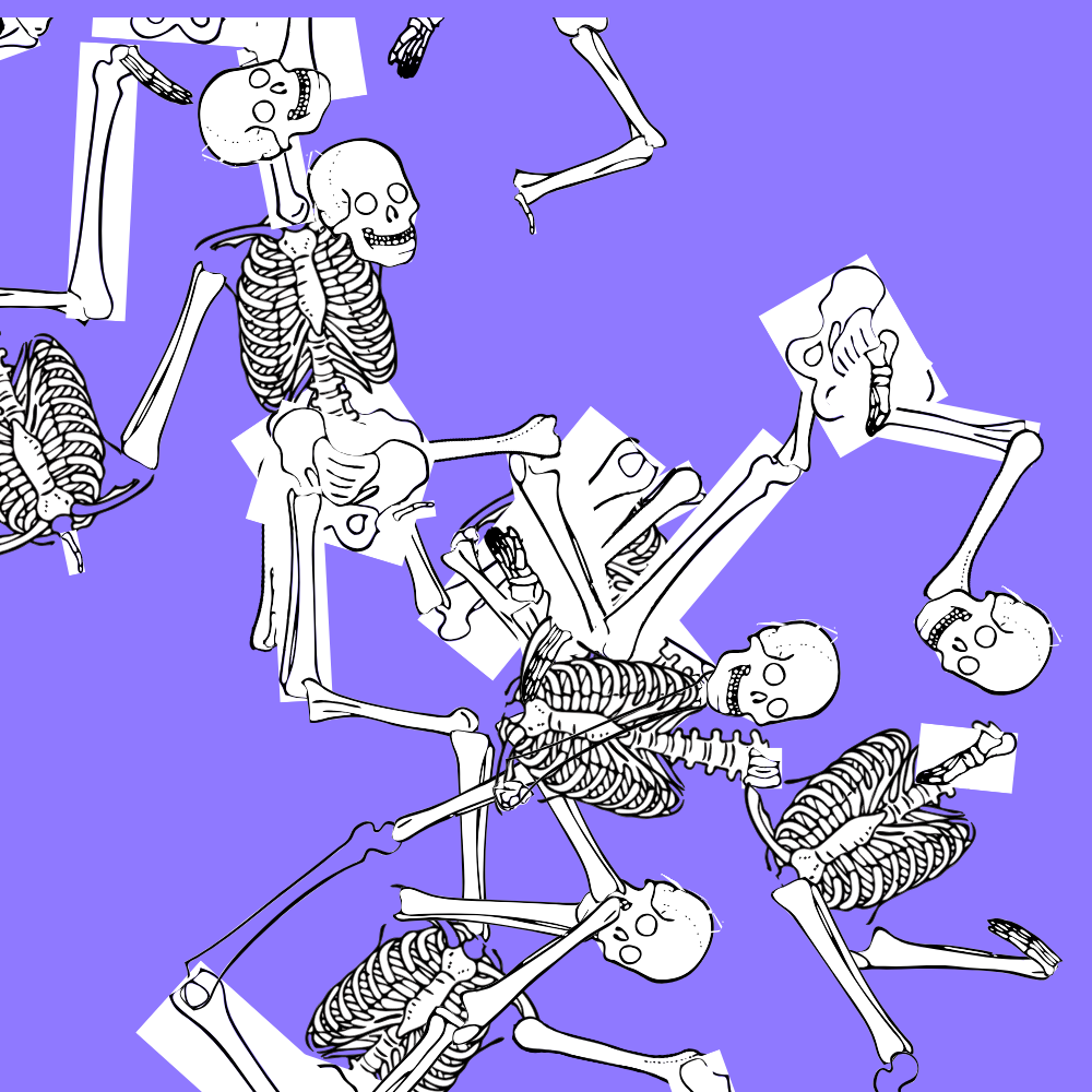 Dem bones dem bones dem – dry bones!