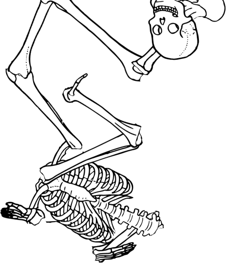Dem bones dem bones dem – dry bones!