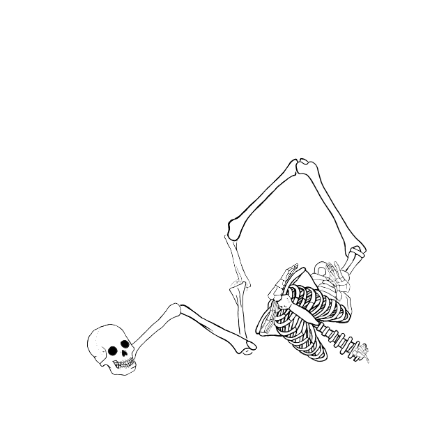 Dem bones dem bones dem – dry bones!