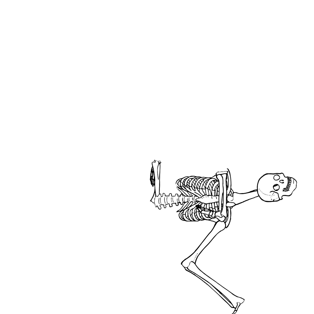 Dem bones dem bones dem – dry bones!