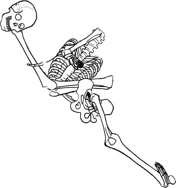 Dem bones dem bones dem – dry bones!