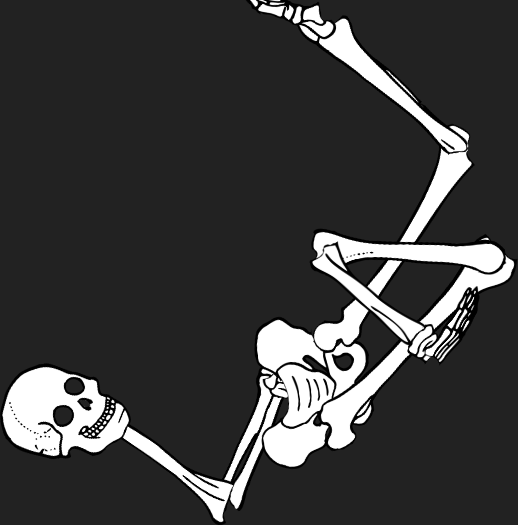 Dem bones dem bones dem – dry bones!