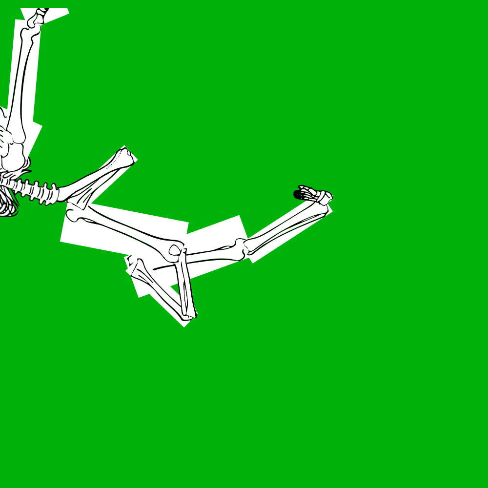 Dem bones dem bones dem – dry bones!