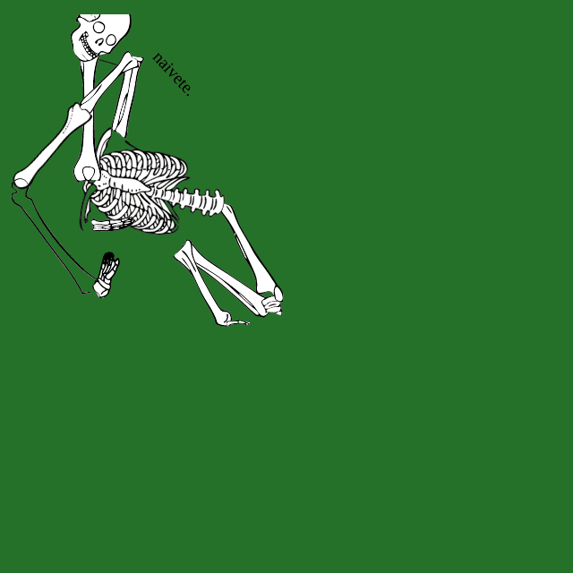 Dem bones dem bones dem – dry bones!