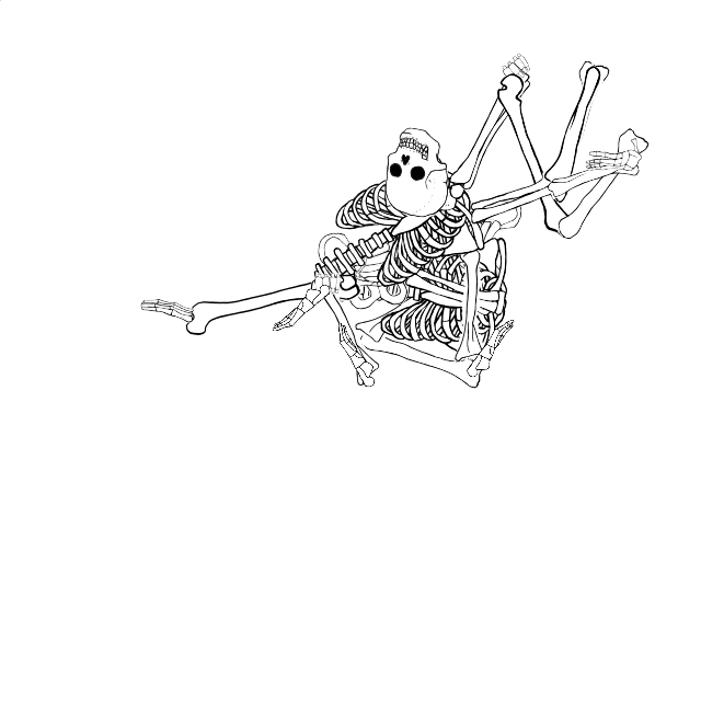 Dem bones dem bones dem – dry bones!