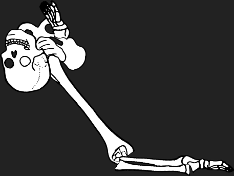 Dem bones dem bones dem – dry bones!
