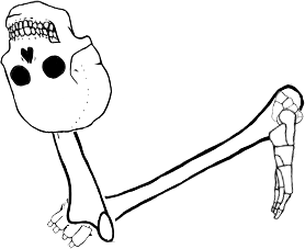 Dem bones dem bones dem – dry bones!