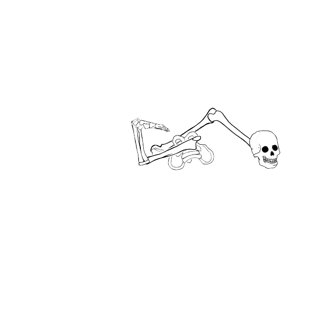 Dem bones dem bones dem – dry bones!