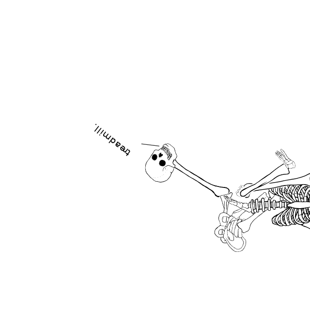 Dem bones dem bones dem – dry bones!