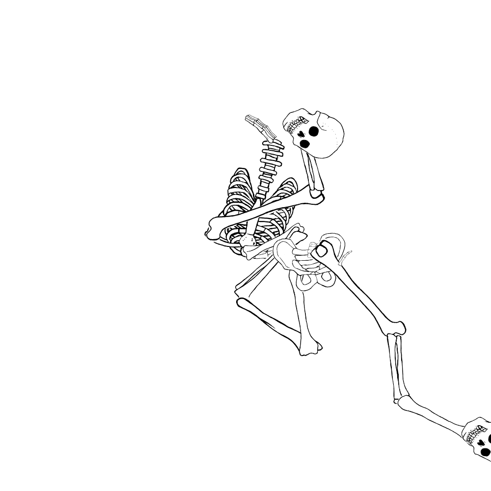 Dem bones dem bones dem – dry bones!