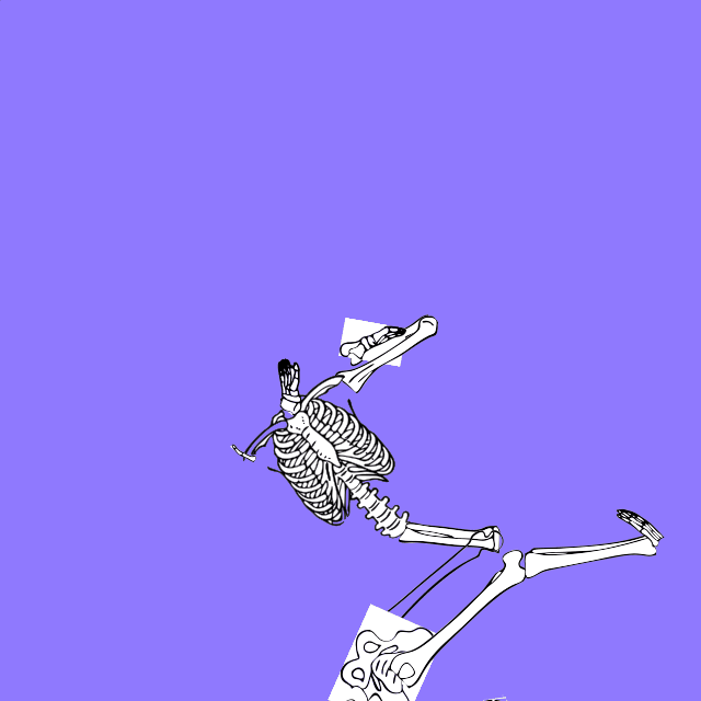 Dem bones dem bones dem – dry bones!
