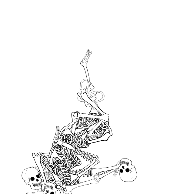 Dem bones dem bones dem – dry bones!