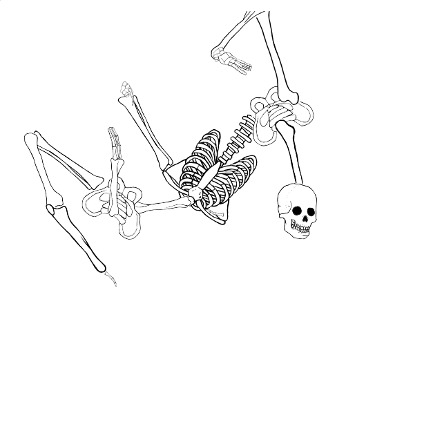 Dem bones dem bones dem – dry bones!