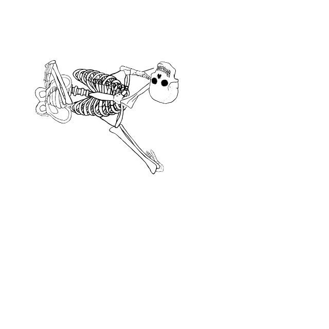 Dem bones dem bones dem – dry bones!