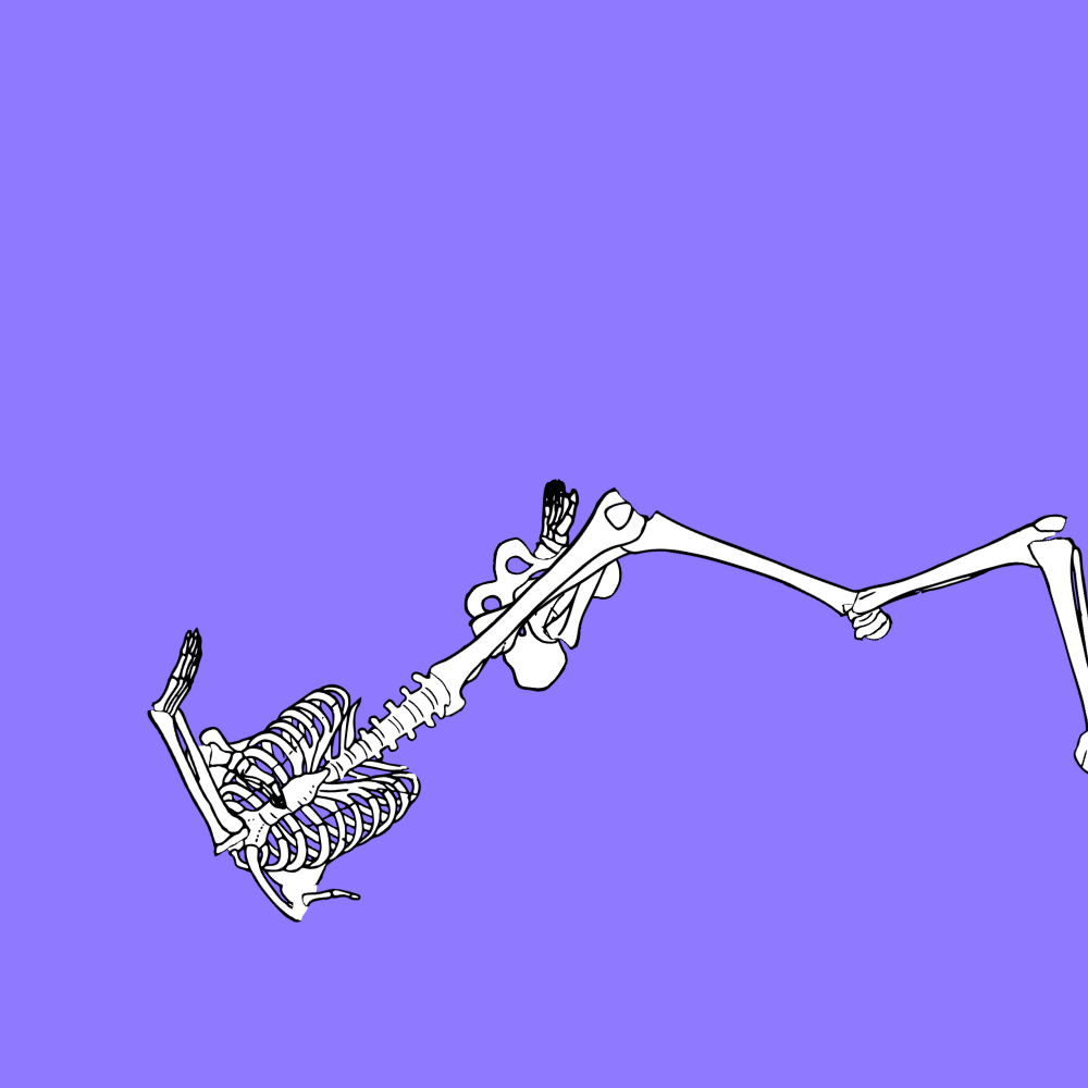 Dem bones dem bones dem – dry bones!