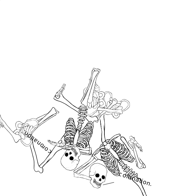Dem bones dem bones dem – dry bones!