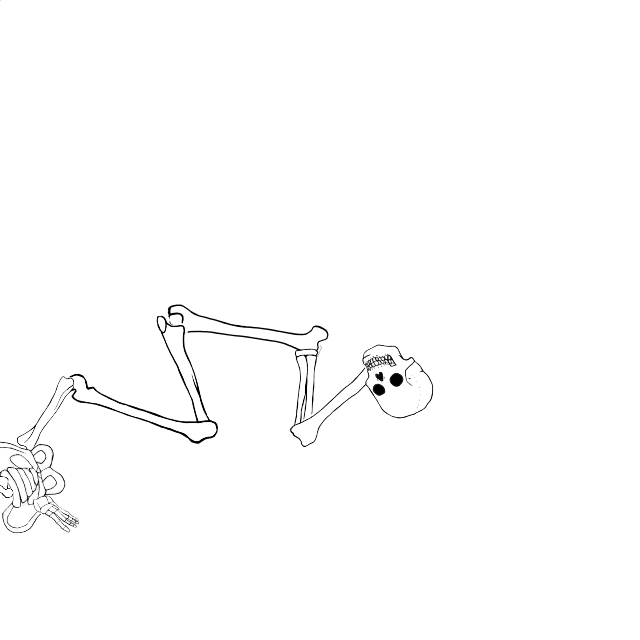 Dem bones dem bones dem – dry bones!