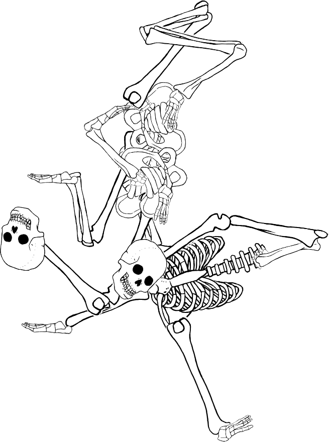 Dem bones dem bones dem – dry bones!