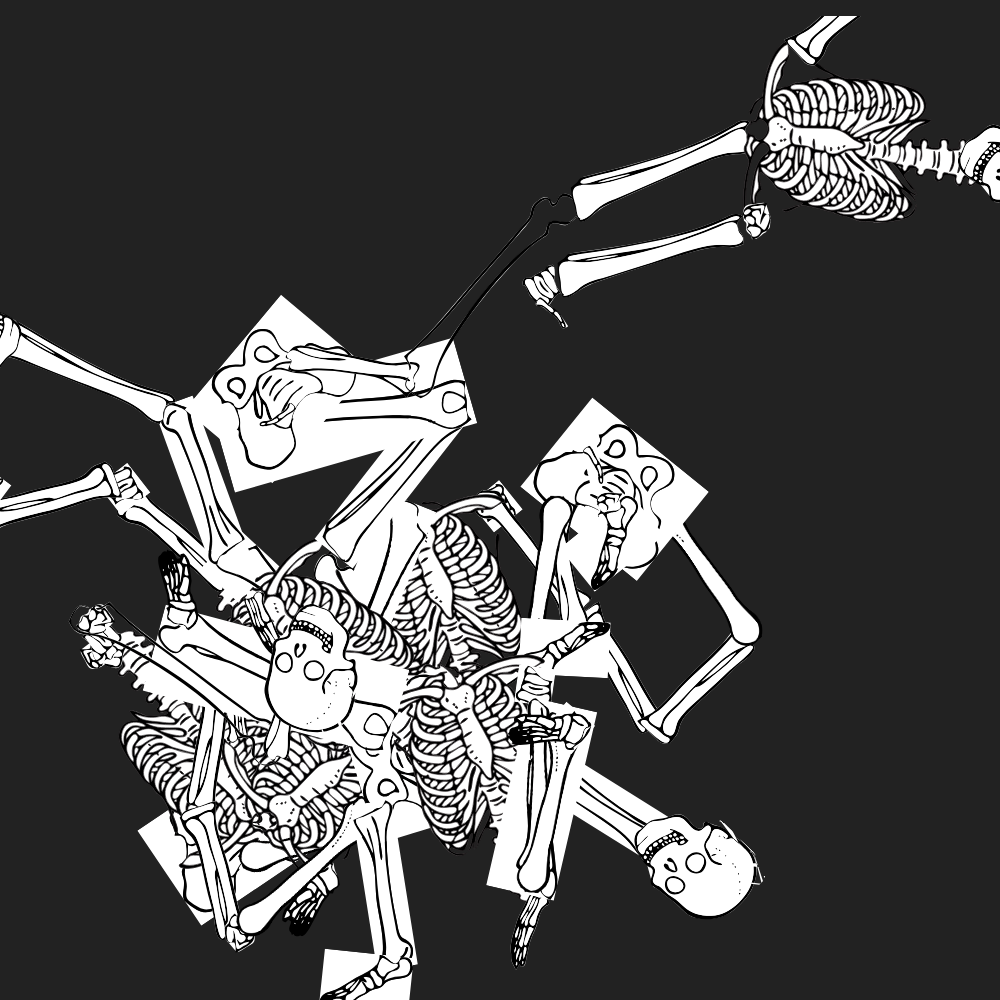 Dem bones dem bones dem – dry bones!
