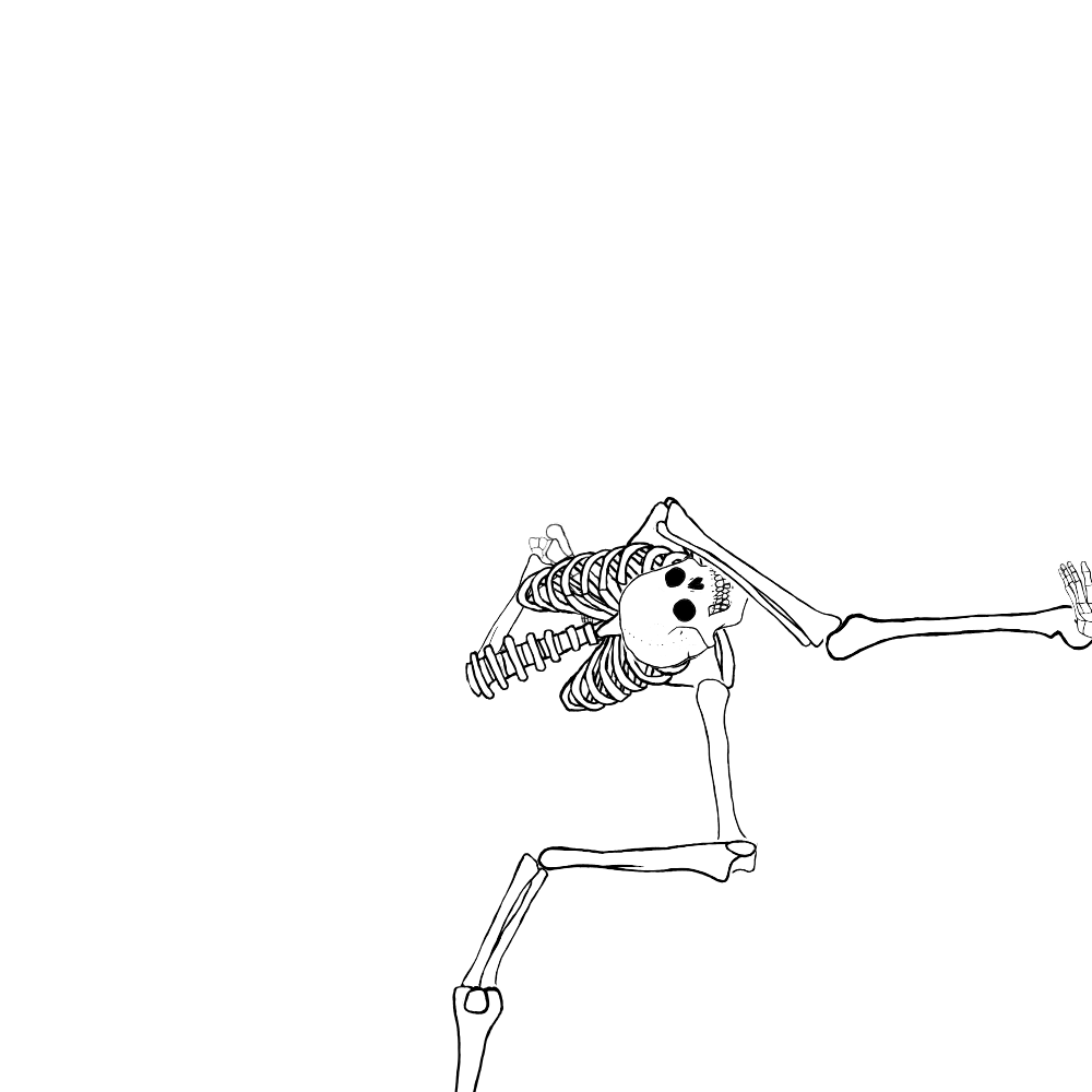 Dem bones dem bones dem – dry bones!