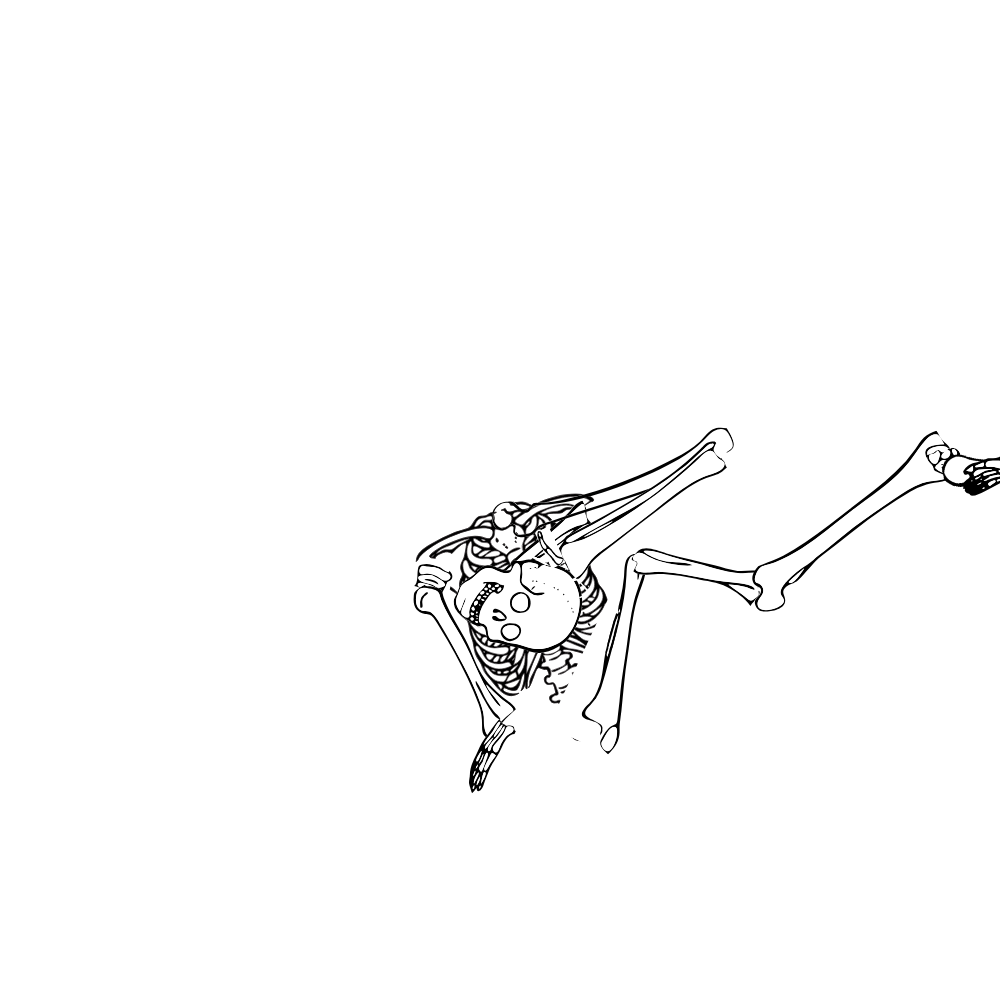 Dem bones dem bones dem – dry bones!