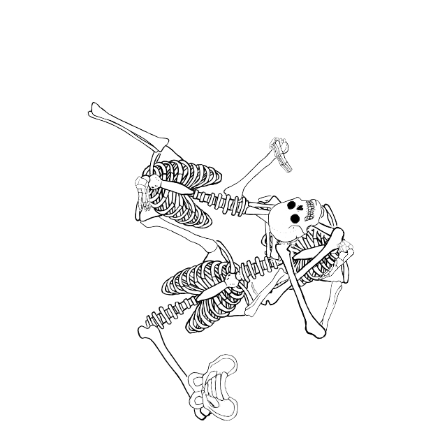 Dem bones dem bones dem – dry bones!